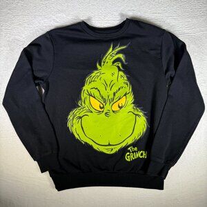 The Grinch Sweatshirt M Soft Pullover Black Christmas